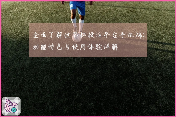 全面了解世界杯投注平台手机端：功能特色与使用体验详解